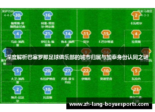 深度解析巴塞罗那足球俱乐部的城市归属与加泰身份认同之谜 深度解析巴塞罗那足球俱乐部的城市归属与加泰身份认同之谜