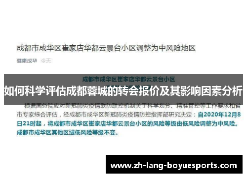 如何科学评估成都蓉城的转会报价及其影响因素分析