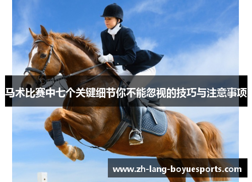 马术比赛中七个关键细节你不能忽视的技巧与注意事项